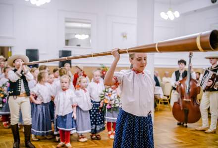 Uczestnicy Świątecznego Spotkania dla Seniorów w Koniakowie fot. M.Kuźma