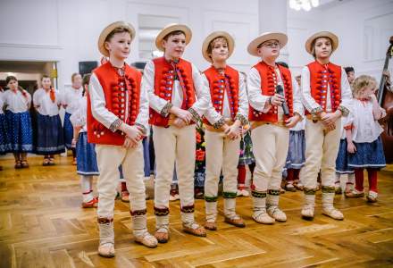 Uczestnicy Świątecznego Spotkania dla Seniorów w Koniakowie fot. M.Kuźma