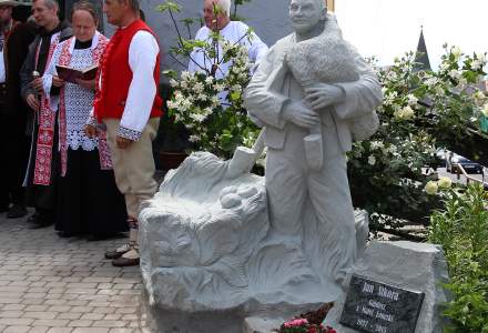 Poświęcenie pomnika Janka Gajdosza