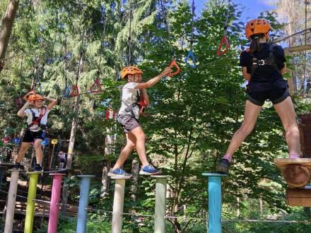 Wycieczka do parku linowego; źródło: SP nr 1 Jaworzynka