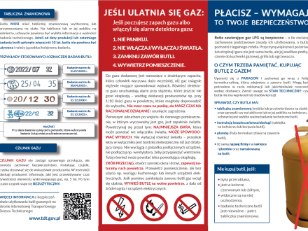 Ulotka informacyjna; źródło: www.tdt.gov.pl