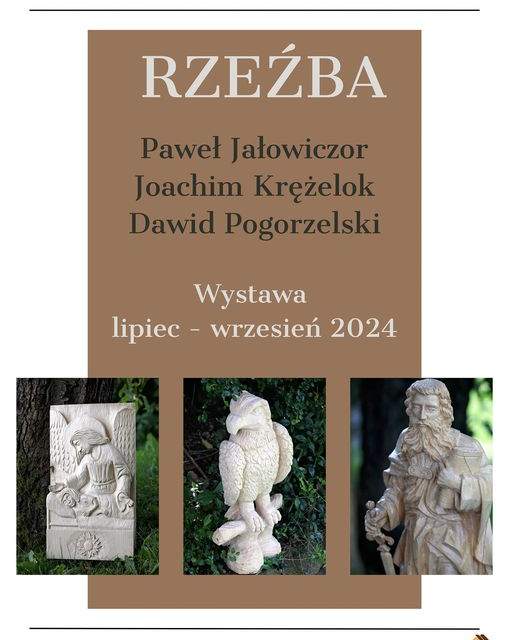 Plakat wystawy rzeźby