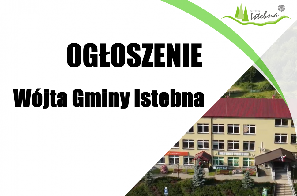 Informacja Wójta Gminy Istebna